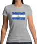 Nicaragua Grunge Style Flag Womens T-Shirt