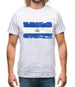 Nicaragua Grunge Style Flag Mens T-Shirt