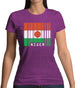 Niger Barcode Style Flag Womens T-Shirt