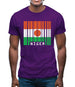Niger Barcode Style Flag Mens T-Shirt