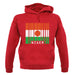 Niger Barcode Style Flag unisex hoodie