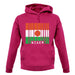 Niger Barcode Style Flag unisex hoodie