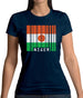 Niger Barcode Style Flag Womens T-Shirt