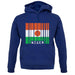 Niger Barcode Style Flag unisex hoodie