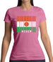 Niger Barcode Style Flag Womens T-Shirt