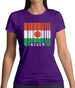 Niger Barcode Style Flag Womens T-Shirt