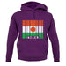 Niger Barcode Style Flag unisex hoodie