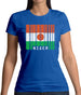 Niger Barcode Style Flag Womens T-Shirt