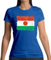 Niger Grunge Style Flag Womens T-Shirt