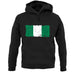 Nigeria Grunge Style Flag unisex hoodie