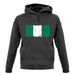 Nigeria Grunge Style Flag unisex hoodie