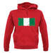 Nigeria Grunge Style Flag unisex hoodie