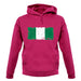 Nigeria Grunge Style Flag unisex hoodie