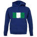 Nigeria Grunge Style Flag unisex hoodie