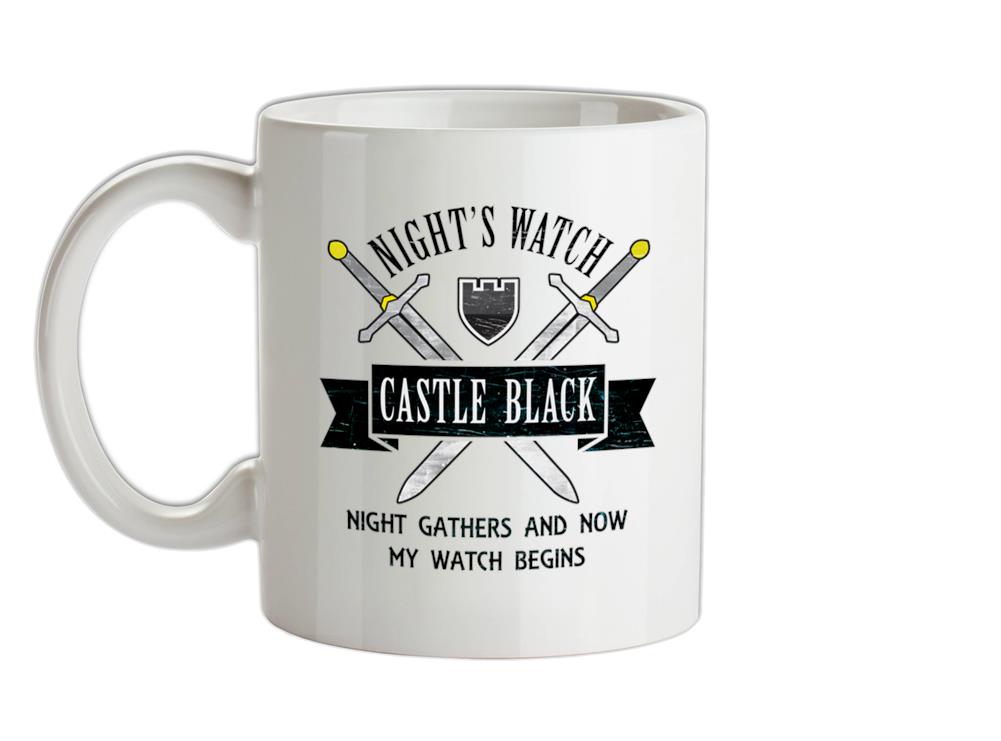 Nights Watch Castle Black Ceramic Mug