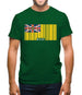 Niue Barcode Style Flag Mens T-Shirt