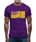 Niue Barcode Style Flag Mens T-Shirt