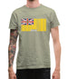 Niue Barcode Style Flag Mens T-Shirt