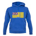 Niue Barcode Style Flag unisex hoodie