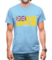 Niue Barcode Style Flag Mens T-Shirt