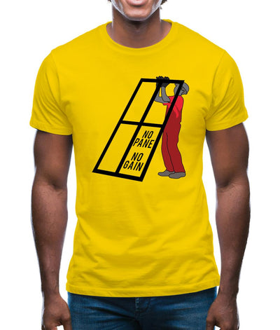 No Pane No Gain Mens T-Shirt