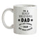 I'm A Beach Volleyball Dad Ceramic Mug