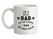 I'm A Bmx Dad Ceramic Mug