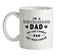 I'm A Bodyboarding Dad Ceramic Mug