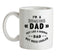 I'm A Bowling Dad Ceramic Mug