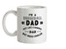 I'm A Dodgeball Dad Ceramic Mug
