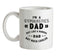I'm A Gymnastics Dad Ceramic Mug