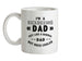 I'm A Kickboxing Dad Ceramic Mug