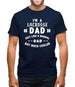 I'm A Lacrosse Dad Mens T-Shirt