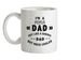 I'm An MMA Dad Ceramic Mug