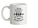 I'm An Ultimate Frisbee Dad Ceramic Mug