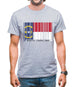 North Carolina  Barcode Style Flag Mens T-Shirt