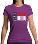 North Carolina  Barcode Style Flag Womens T-Shirt