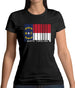 North Carolina  Barcode Style Flag Womens T-Shirt