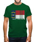 North Carolina  Barcode Style Flag Mens T-Shirt