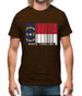 North Carolina  Barcode Style Flag Mens T-Shirt