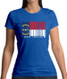 North Carolina  Barcode Style Flag Womens T-Shirt