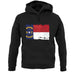 North Carolina Grunge Style Flag unisex hoodie