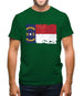 North Carolina Grunge Style Flag Mens T-Shirt