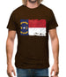 North Carolina Grunge Style Flag Mens T-Shirt