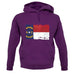 North Carolina Grunge Style Flag unisex hoodie