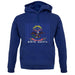 North Dakota  Barcode Style Flag unisex hoodie