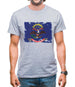 North Dakota Grunge Style Flag Mens T-Shirt