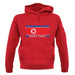 North Korea  Barcode Style Flag unisex hoodie