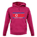 North Korea  Barcode Style Flag unisex hoodie