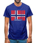 Norway Barcode Style Flag Mens T-Shirt